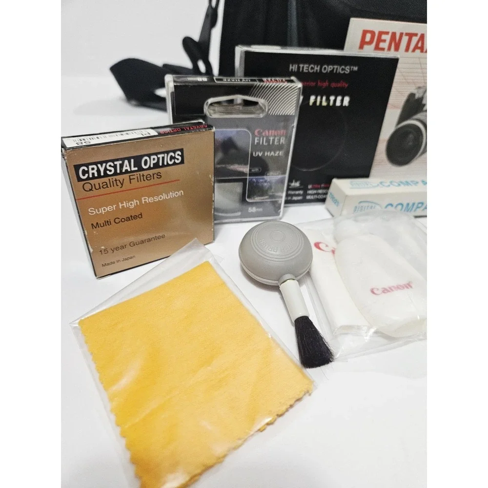 Pentax ZX-7 Camera With Accessories Case
